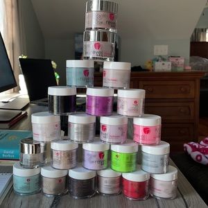 Revel nail dips - selling all colors together in photo as a bundle. Most new.